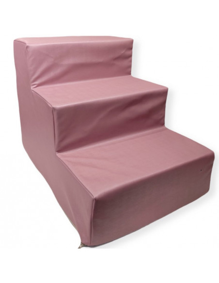 BIZZARO - SCALETTA PER DIVANO O LETTO IN ECOPELLE ROSA