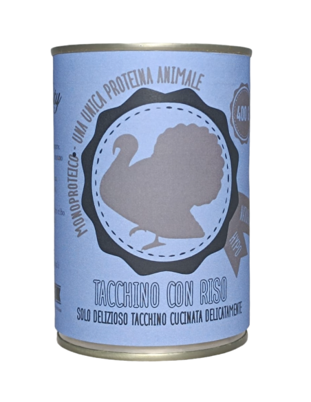 Umido per cani grain free al tacchino