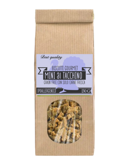 Biscotti per cani di taglia piccola al tacchino