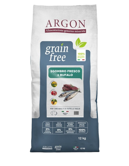 ARGON - Sgombro e bufalo 20 kg - all breed