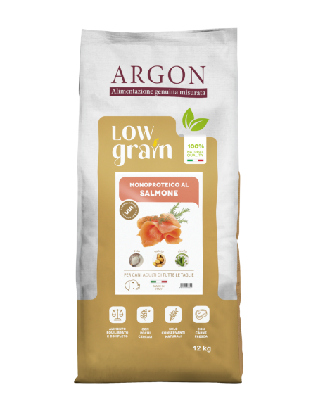 CROCCHETTE  LOW GRAIN SALMONE, MONOPROTEICHE 20 KG