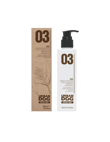 URBAN DOG - URBAN DOG SHAMPOO LENITIVO PER PRURITO E SECREZIONI SEBORROICHE