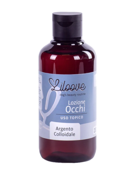 lozione argento colloidale per occhi cane e gatto, lozione pulizia occhi