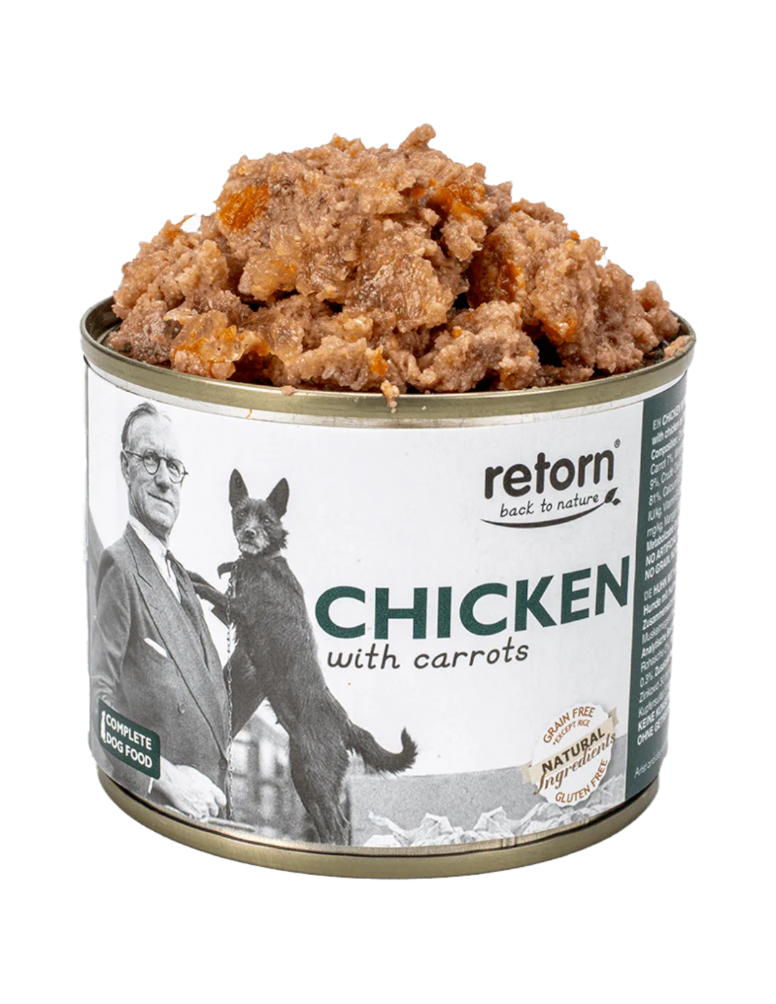 RETORN POLLO E CAROTE GRAIN FREE 185 gr