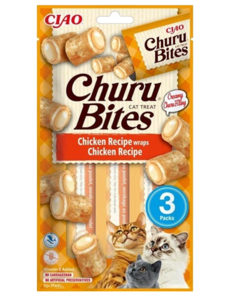 INABA CAT CHURU BITES POLLO