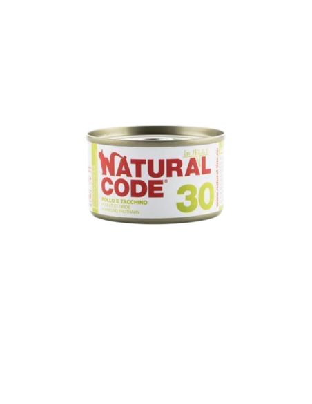 NATURAL CODE- 30 Pollo tacchino 85 gr.