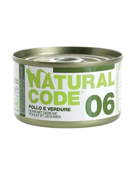 NATURAL CODE - 06 pollo e verdure 85gr