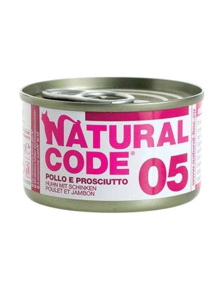 NATURAL CODE- 05 Pollo e prosciutto 85 gr.