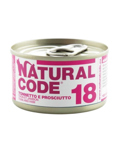 NATURAL CODE- 18 Tonnetto e prosciutto 85 gr.