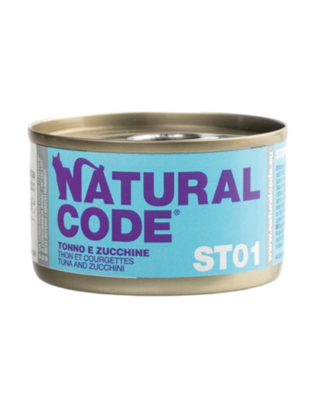 NATURAL CODE - ST01 tonno e zucchine 85 gr