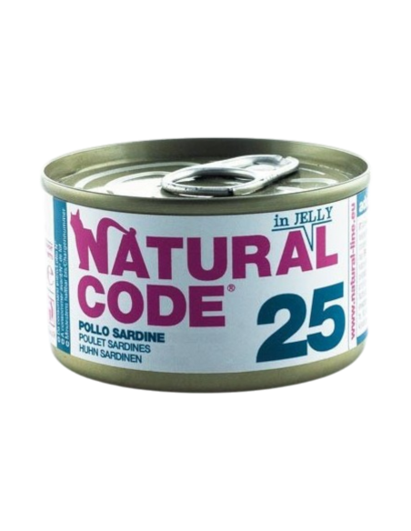 NATURAL CODE - 25 Pollo e sardine 85 gr.