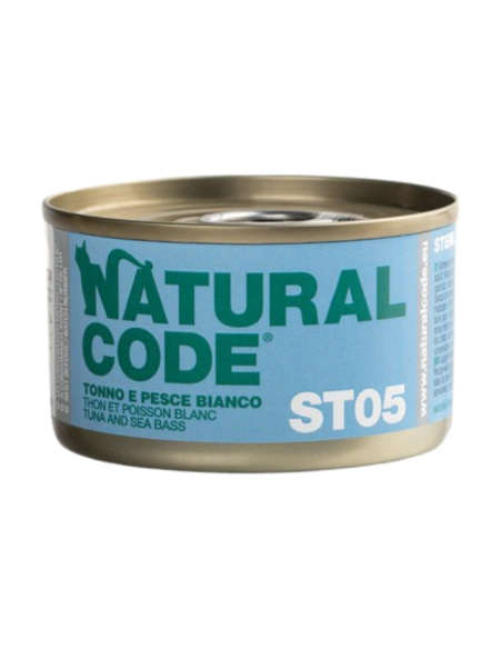 NATURAL CODE - ST05 tonno e pesce bianco 85 gr