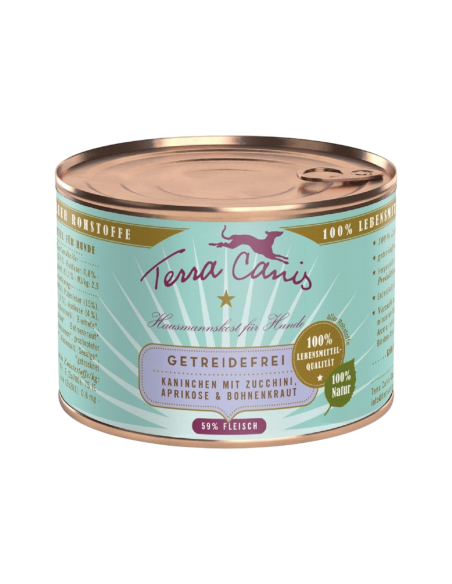 Terra Canis Grainfree Coniglio con Zucchine, Albicocca e Santoreggia 200 gr