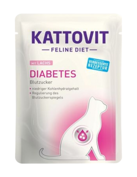 Kattovit Buste Diabetes Salmone 85 gr
