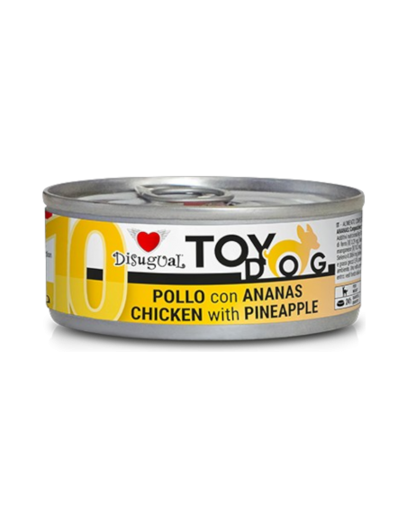 Disugual Toydog 10 Pollo con Ananas 85 gr