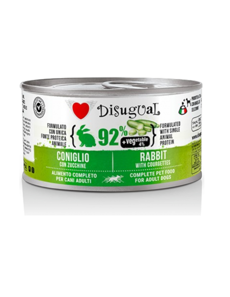 DISUGUAL CONIGLIO con ZUCCHINE 150 gr