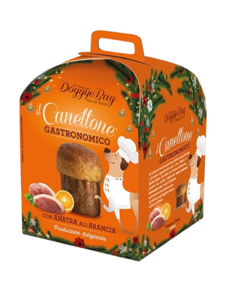 Doggye Bag canettone gastronomico con anatra all'arancia 125 gr