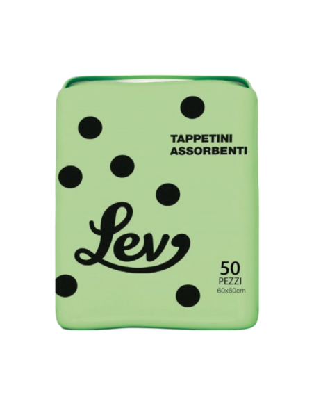 LEV -Tappetini igienici 50 pz 60cm x 60cm