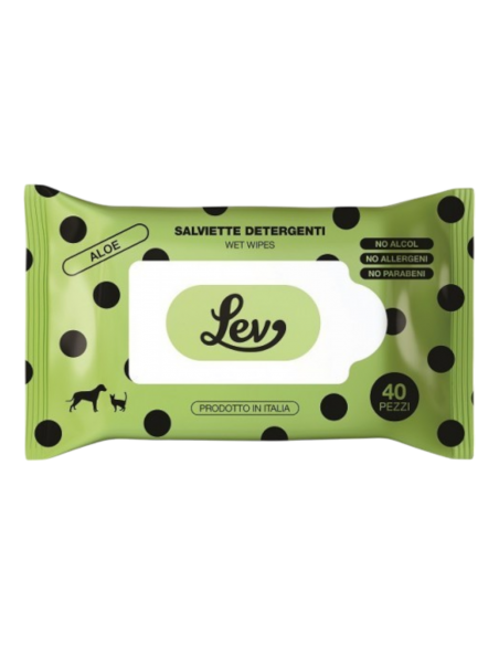 Lev Salviette Aloe Vera 40 pz