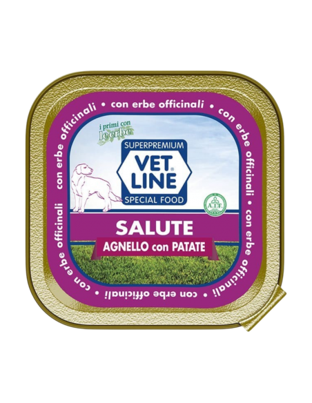 Vet Line Umido Salute Agnello e Patate 150 gr