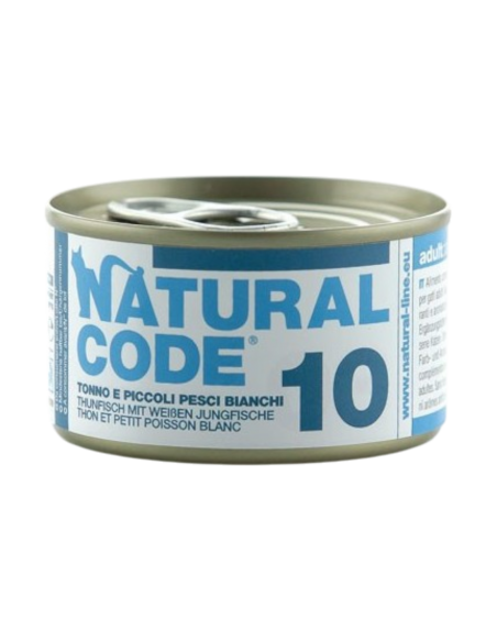 NATURAL CODE- 10 Tonno e Piccoli Pesci Bianchi 85 gr.