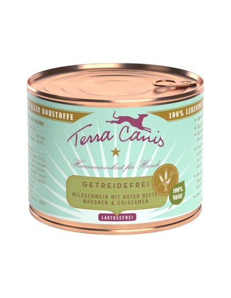 Terra Canis Grainfree Cinghiale con Barbabietola, Castagne e Semi di Chia 200 gr