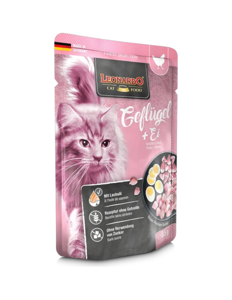 Leonardo Finest Selection Gatti Adulti Pollame e Uovo 85 gr.