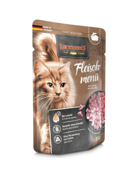 Leonardo Finest Selection Gatti Adulti Menù di Carne 85 gr.