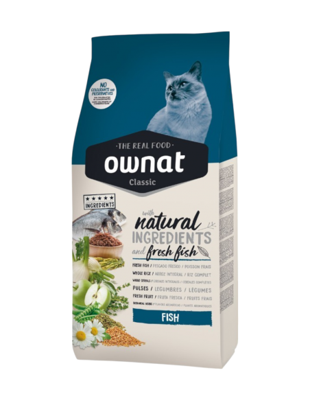 OWNAT Classic Fish per gatti adulti con pesce