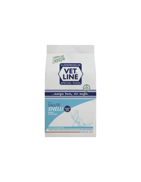Vet Line Salute Snelli Maiale con Prosciutto per Gatti Adulti