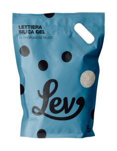 Lev - Lettiera silicio gel talco 5 lt
