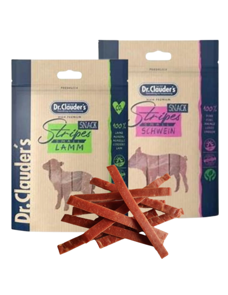 DR CLAUDER S - STRISCE DI CARNE LARGE SNACK 80 GR