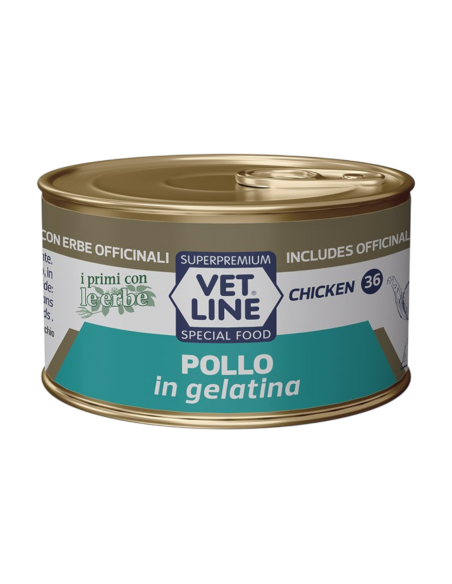 Vet Line Gatto in Gelatina Pollo 70 gr.