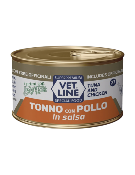Vet Line Gatto in salsa Tonno con Pollo 70 gr.