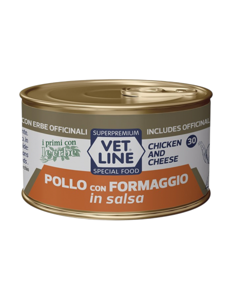 Vet Line Gatto in salsa Pollo con Formaggio 70 gr.