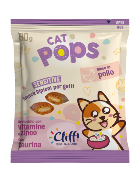 Cliffi Snack Ripieni per gatti Sensitive 60 gr