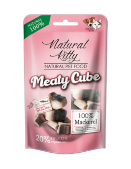 Natural Kitty Meaty Cube Sgombro 60 gr.