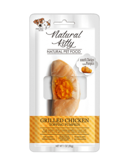 Natural Kitty Pollo Alla Griglia Topping Zucca 30 gr.