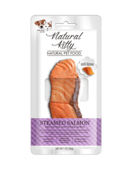Natural Kitty Salmone al vapore 30 gr.