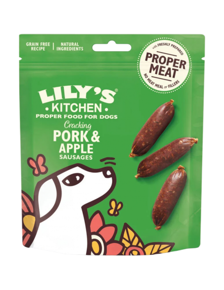 Lily's Kitchen snack salsiccia maiale e mela 70 gr.