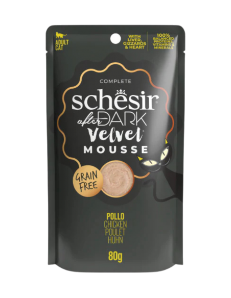 Schesir busta After Dark Pollo mousse grain free 80 gr.