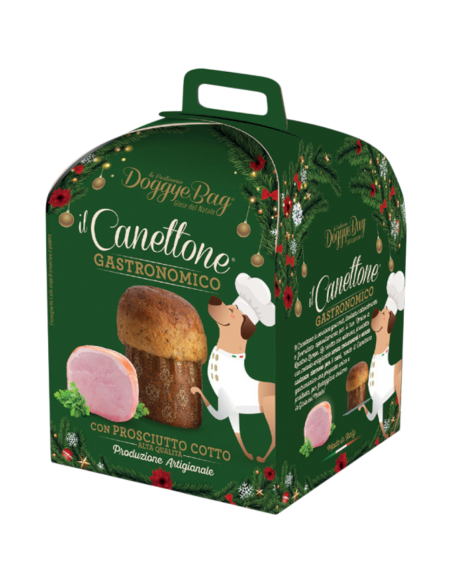 Doggye Bag canettone gastronomico con prosciutto cotto 125 gr
