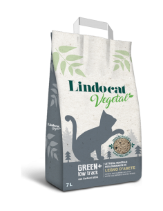 Lindocat Vegetal Green + Low Track è composta al 100% da legno tenero addizionato con agenti agglomeranti di origine vegetale