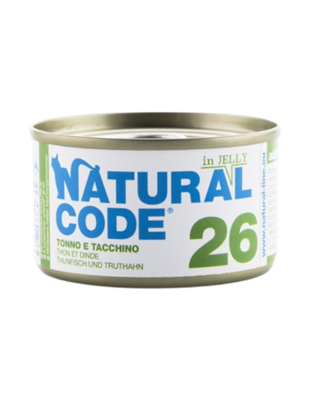 NATURAL CODE - 26 Tonno e Tacchino 85 gr.