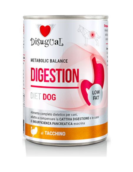 DISUGUAL CANE DIGESTION LOW FAT TACCHINO 400 gr