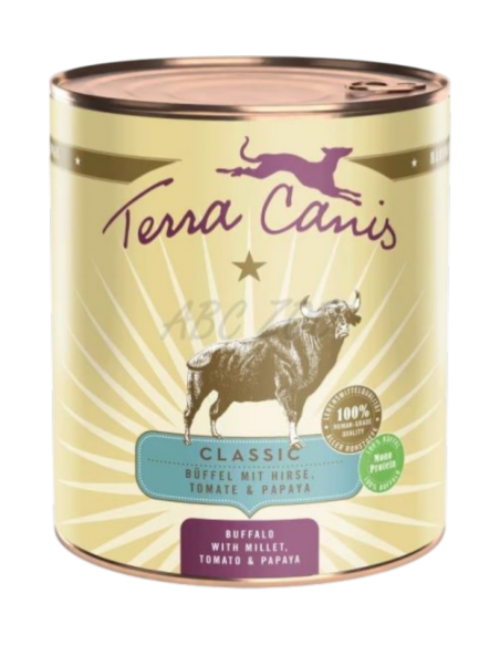 Terra Canis Classic Bufalo con miglio, pomodoro e papaya