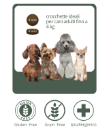 CROCCHETTE GRAIN FREE POLLO, CIBO GENIUINO CON PRODOTTI NATURALI