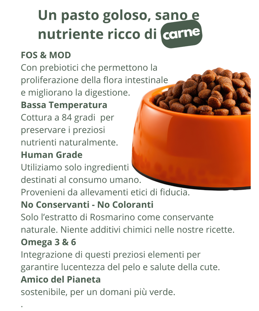 CROCCHETTE GRAIN FREE POLLO, CIBO GENIUINO CON PRODOTTI NATURALI