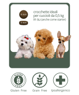 Crocchette grain free puppy/ cucciolo di taglia piccola al tacchino e anatra.