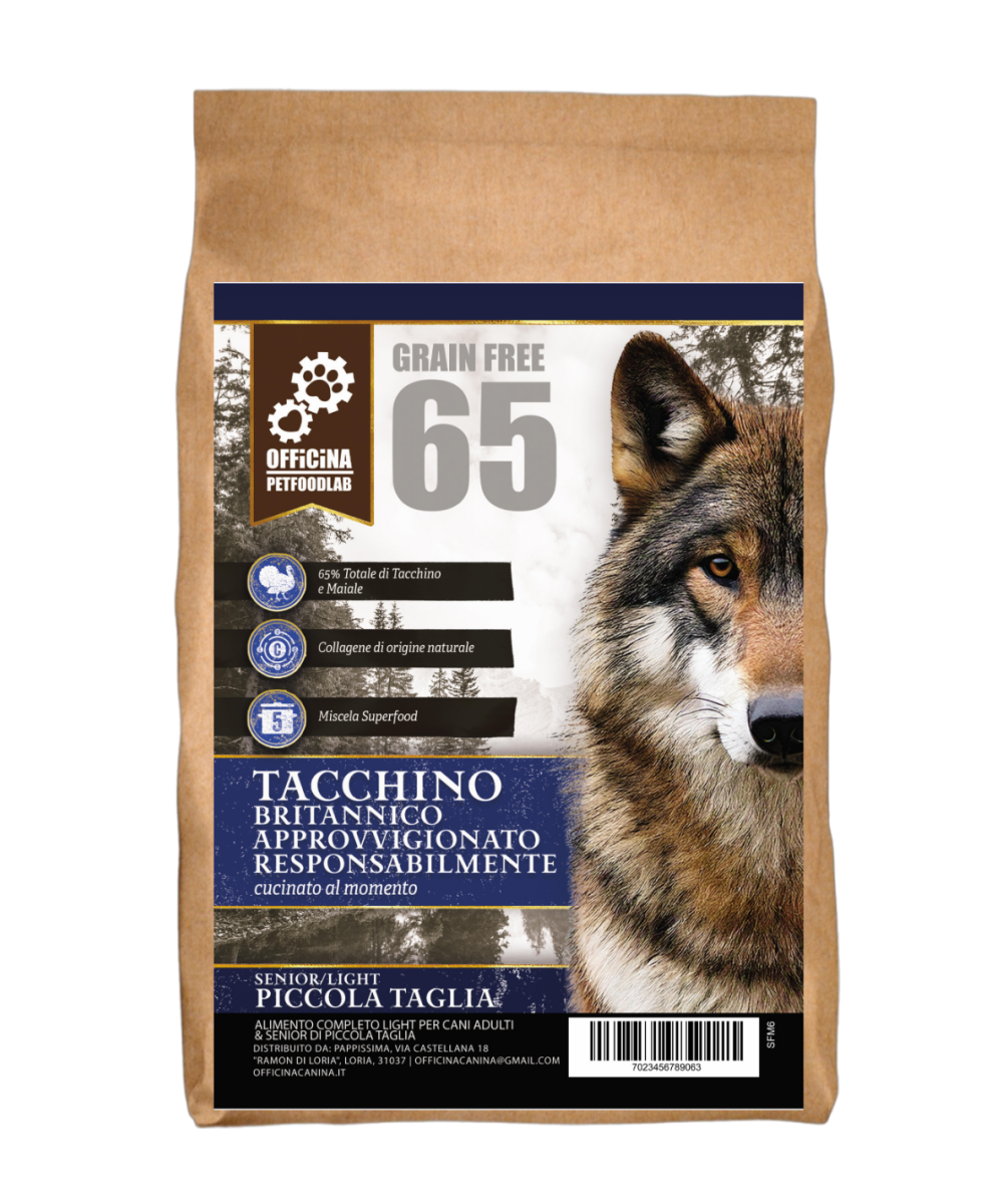 Crocchette light Grain Free, con un contenuto ridotto di grassi per aiutare il tuo cane a mantenere un peso sano